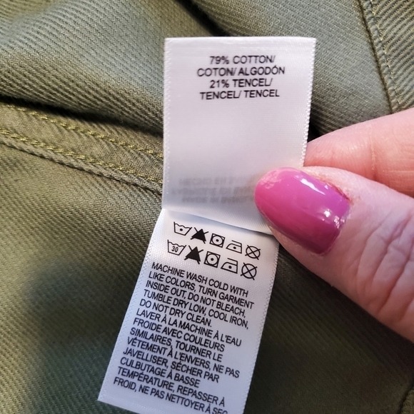 NWT Lucky Brand Army Green Spring/Fall Jacket Size Large, Retail $169.00 - Picture 13 of 14